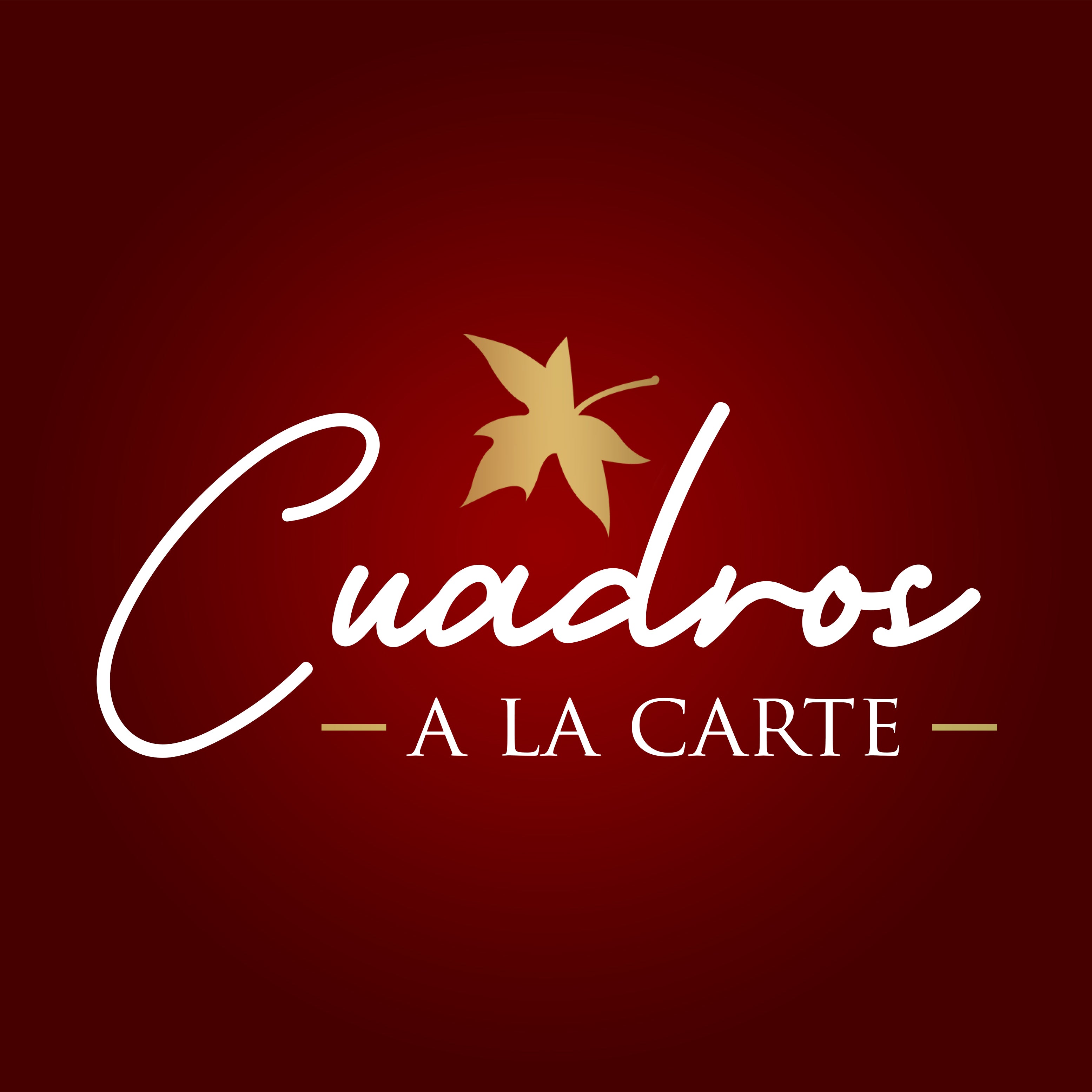 Elegancia | Cuadro Abstracto Azul Marino y Dorado | Pintado a Mano | Cuadros à la Carte