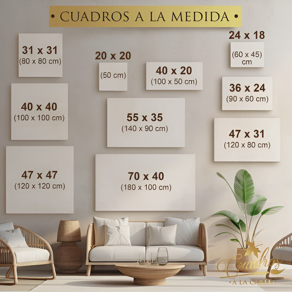 Hojas Secas Púrpura | Cuadro Decorativo de Naturaleza | Pintado a Mano |